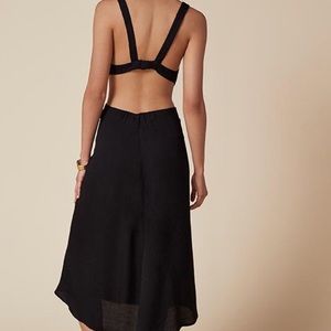 Reformation Nelly Dress Black Size 4